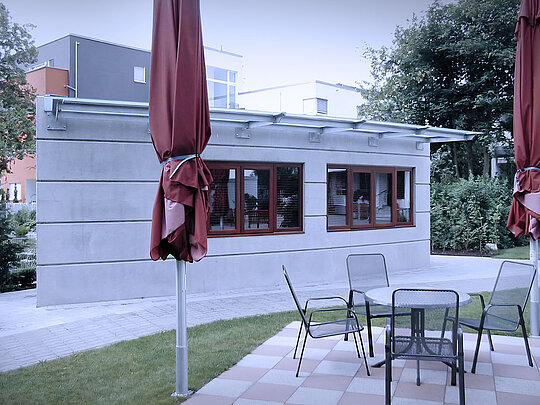 Betonwände für eine Gastronomie-Gebäude, bewo Betonfertigteile, Landkreis Biberach, Oberschwaben